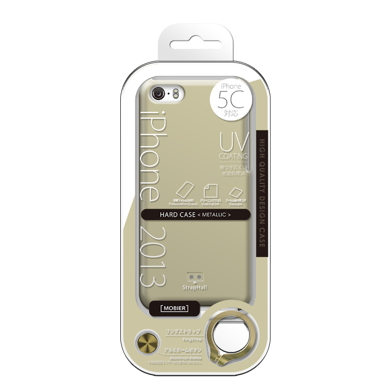iPhone 5C ハードケース(メタリック) ゴールド