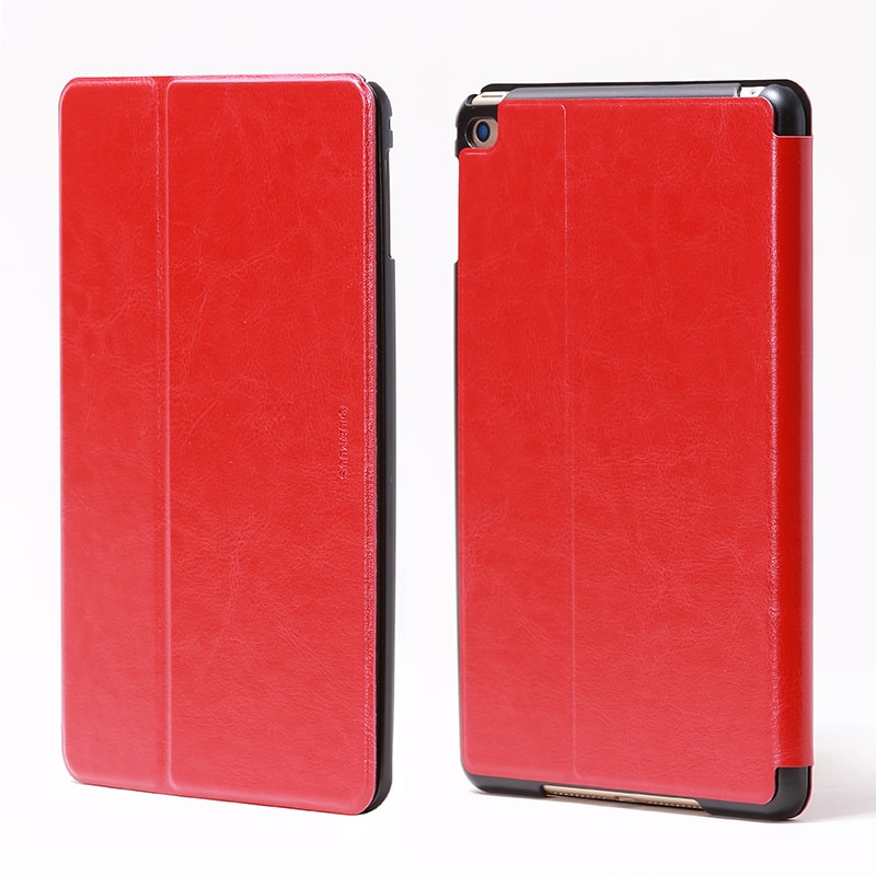 iPad mini 4 薄型PUレザーケース 「PRIME」 レッド｜スマホ(タブレット)アクセサリー総合メーカーMSソリューションズ